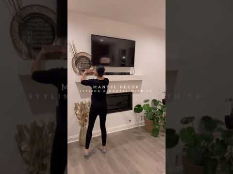 Styling a Mantel with a TV