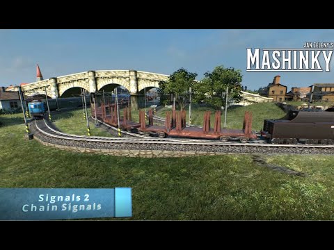 Mashinky tutorial [en] - Signals #2: Chain signals