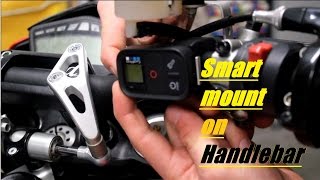 Ducati Hypermotard Sp-Gadget SmartMount:Your SMART REMOTE on a handlebar motorcycle/mtb