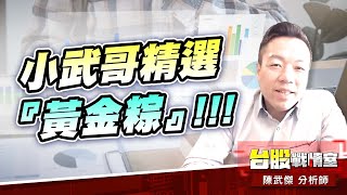 廣達+31%、高技+38%、創惟+48%…小武哥五檔精選『黃金粽』與你分享!!#多頭反攻#反市場#延長加賽#美律、所羅門｜小武哥投資事務所｜陳武傑 (圖)