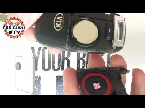 KIA PICANTO / MORNING, REPLACE A KEY FOB BATTERY, NO TOOLS NEEDED !