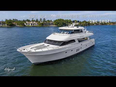 2012 Ocean Alexander 90 Skylounge Motoryacht ONE SHOT Video