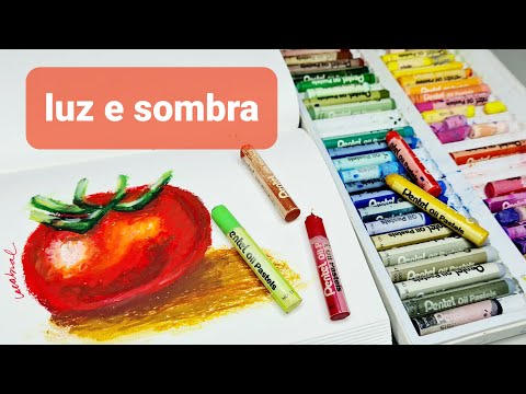 Aprendendo Luz e Sombra com Pastel Oleoso