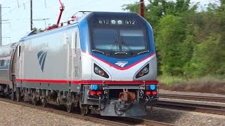 preview picture of video 'MARC & Amtrak On The NEC'