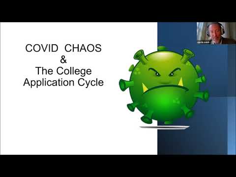 Talk by Martin Walsh,  Former Associate Director of Admission, Stanford University