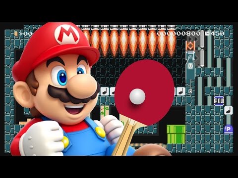 Ping Pong in Mario Maker!