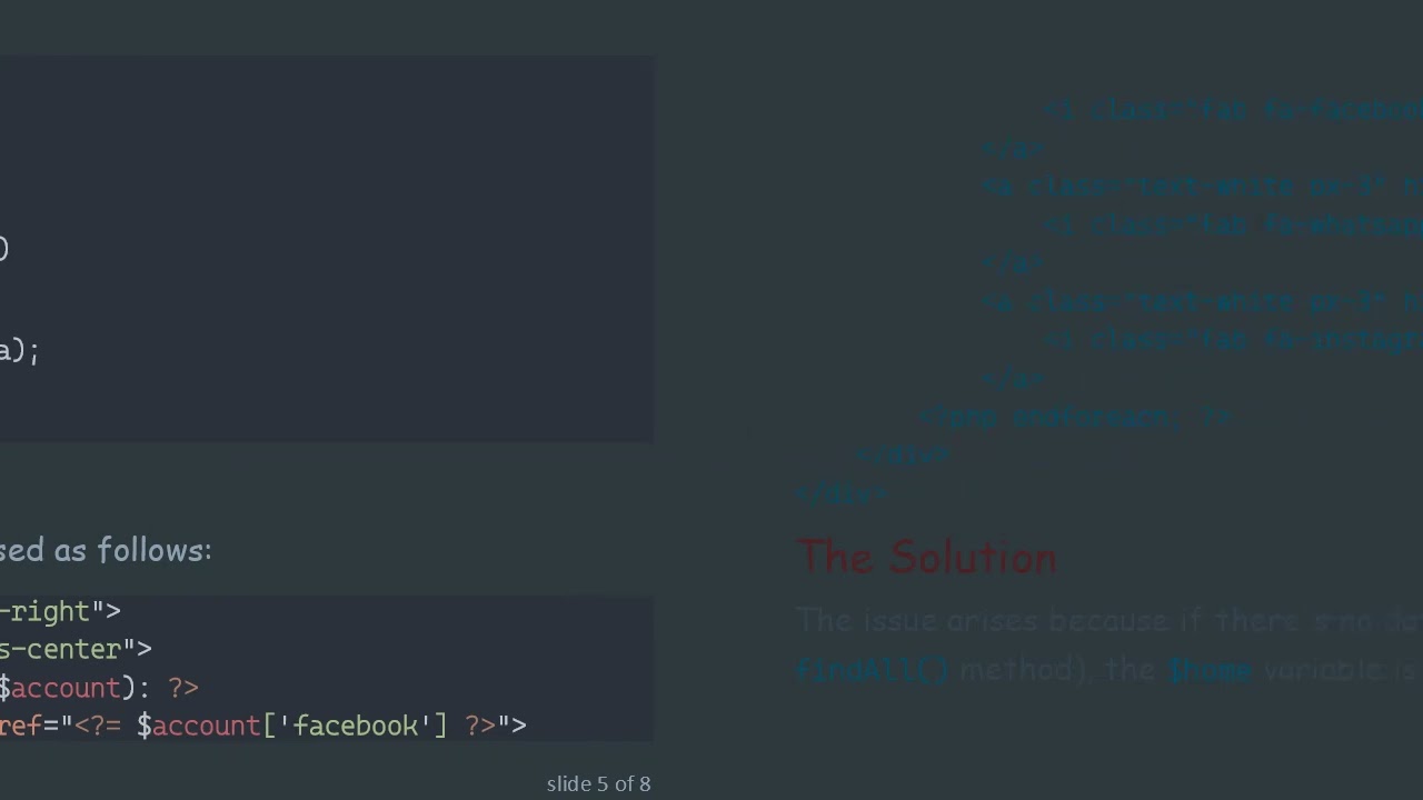 Resolving the Undefined variable $home Error in CodeIgniter 4