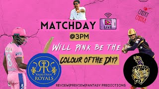 Match Day Live With Cheeka | IPL 2020 Match 12 RR vs KKR | Review, Preview & Fantasy Predictions