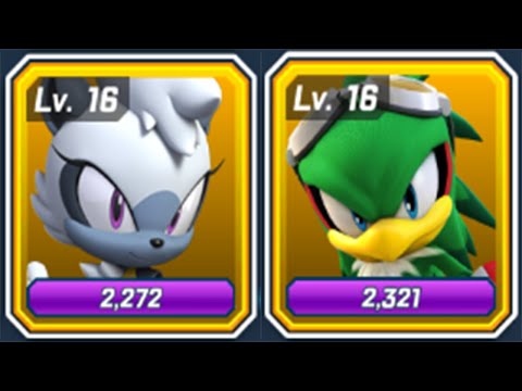 Sonic Forces - MAX Level Rare Runners - Tangle vs Jet - All 71 Characters Unlocked Android Gameplay
