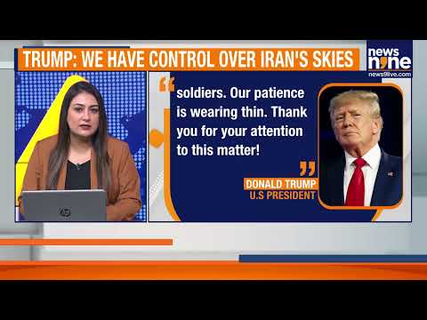 Trump Warns Iran: “We Control Your Skies” | Demands Unconditional Surrender | News9