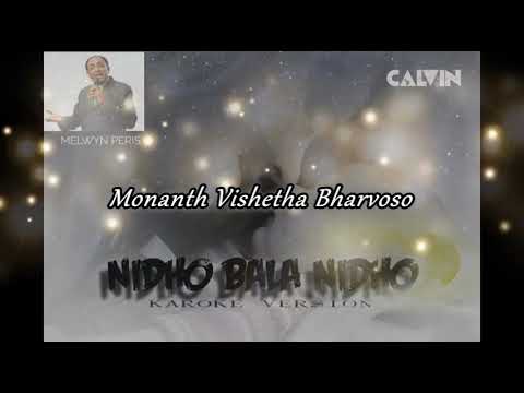 #Nidho#Bala#Konkani#Karaoke#Melwyn#Peris#Konkani#Karaoke