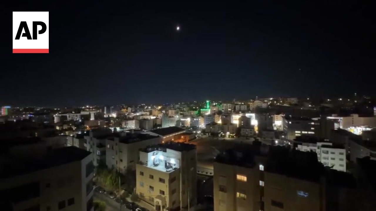 Video | Sirens sound in Amman as Jordan says Iran launched a missile attack