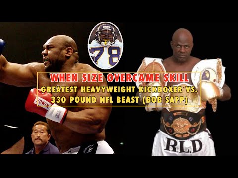 330 Pound NFL vs. The Greatest Kickboxer (can’t believe size beat skill)
