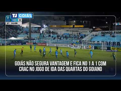 CRAC 1 X 1 GOIÁS | QUARTAS DE FINAL GOIANÃO | MELHORES MOMENTOS