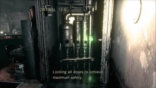 Resident Evil 1 HD - Water Pump Room Puzzle (Control Room)