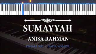 Download lagu Sumayyah ( Karaoke Akustik Piano - FEMALE KEY ) - Anisa Rahman mp3