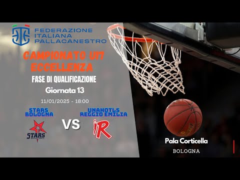 FIP U17 Ecc Qualificazione 6° Ritorno 11/01/2025: Stars - Reggiana