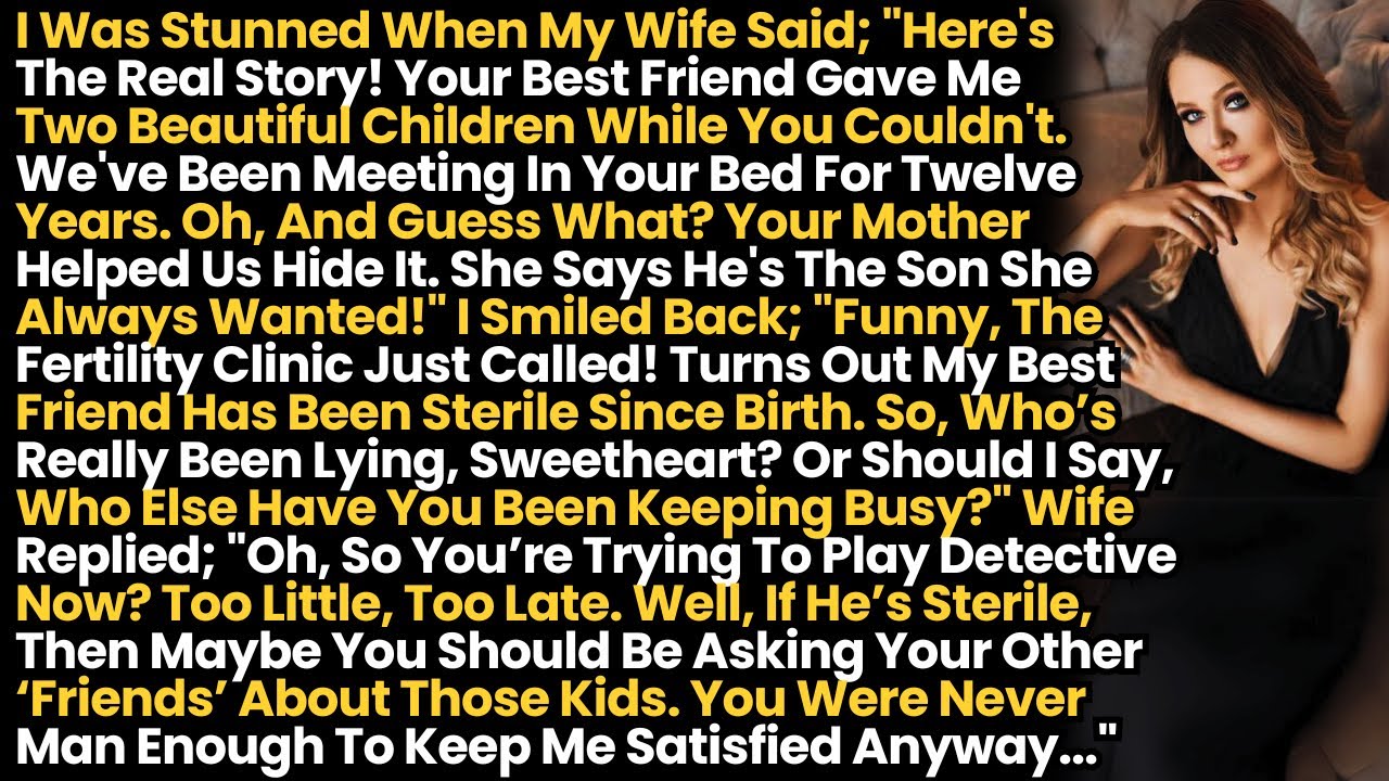Man Exposes Wife’s 12-Year Affair, Drops Bombshell About Sterile Lover, & Unravels Her Web of Lies