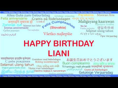 Liani   Languages Idiomas - Happy Birthday