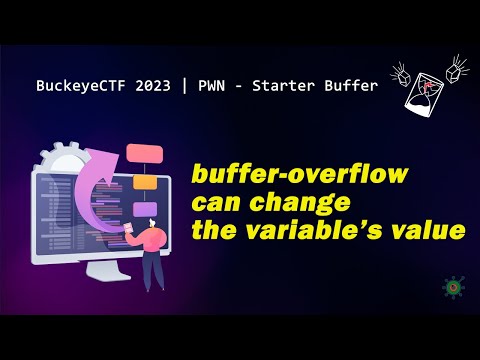 buckeyeCTF 2023 | pwn write up | buffer overflow can change the value of variable