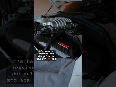Hellcat Corsa Air Intakes EAT Microfibers Like This...😂🤣😂