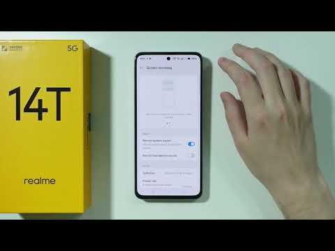 Realme 14T: How to Find Screen Recorder Settings