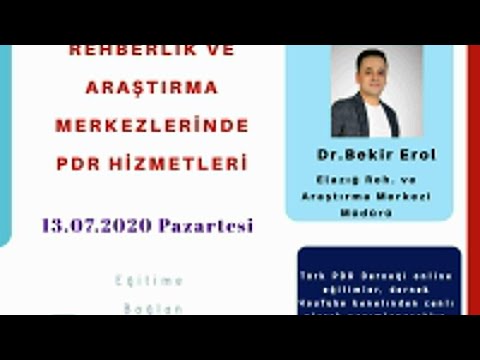 Rehberlik ve Araştırma Merkezlerinde PDR Hizmetleri