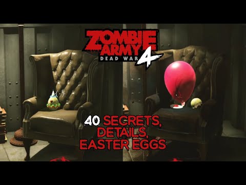 Zombie Army 4: 40+ Secrets, Details, and Easter Eggs (Pennywise, The shining, etc)