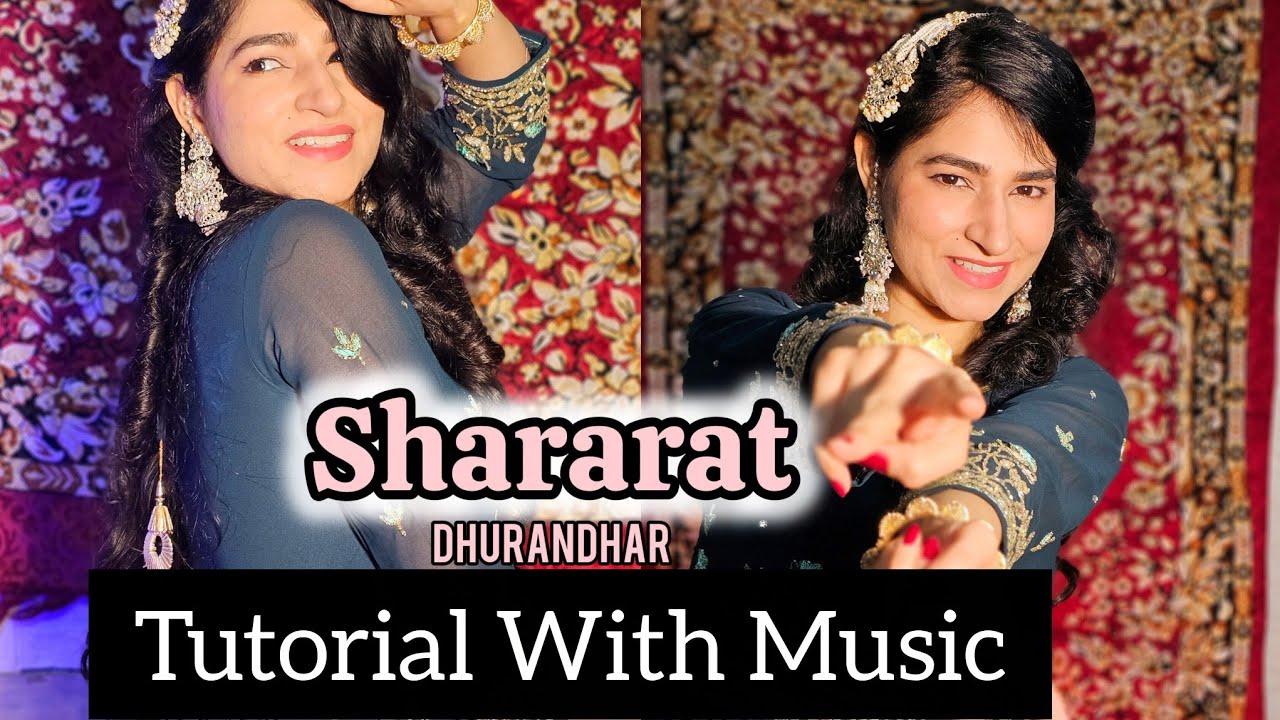 SHARART | Dhurandhar ⚠️ TUTORIAL with Music ⚠️Same Dance Steps | Step by step Dance | Vartika saini