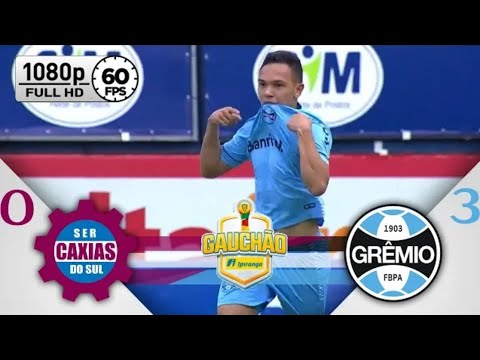Caxias 0 x 3 Grêmio - Gols - Melhores Momentos