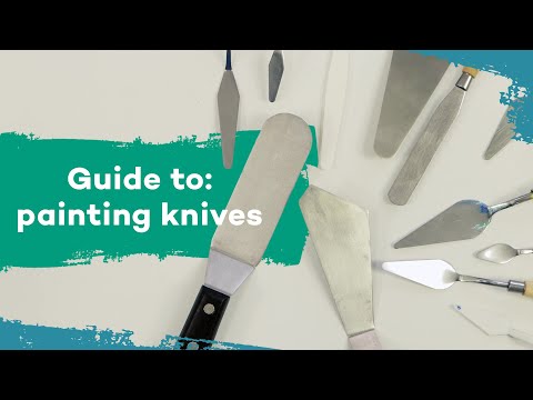 Guide to the types of painting knives