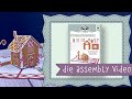 Karen Burniston Die 1173 Gingerbread Tiny House Add ons Assembly