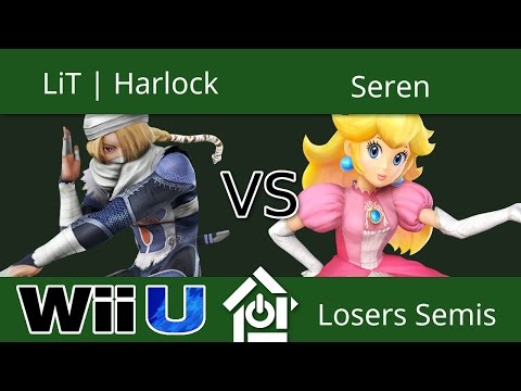 Smash @ The Mountain V - LiT | Harlock (Sheik) vs Seren (Peach) - Smash 4 Losers Semis