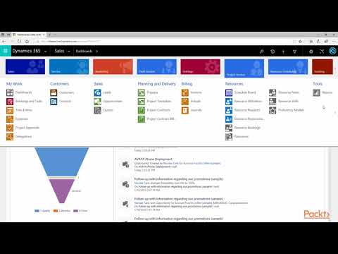 Getting Started with Dynamics 365 Customer Engagement The Course Overview| packtpub com