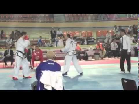 Olivier Savarese (FRA) v Richard DeWinton (ENG) -78kg Sparring - Round 2