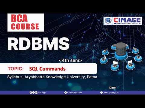 RDBMS : SQL, BCA AKU 4th Sem