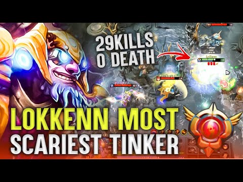 The Most Scariest Tinker Of Dota 2 - Lokkenn Perfect Plays With 0 Death Dota 2