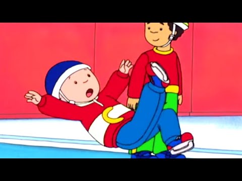 Caillou goes Ice Skating | Caillou Cartoon