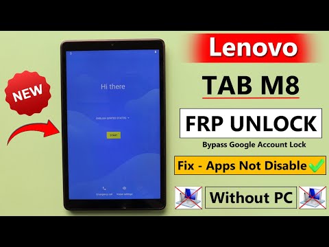 Lenovo Tab M8 Frp Bypass/Unlock Google Ac Lock Without Pc | New Method - 2025