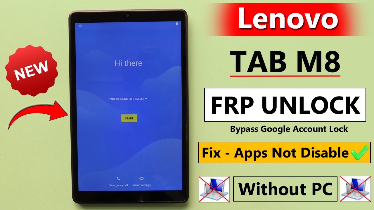 Lenovo Tab M8 Frp Bypass/Unlock Google Ac Lock Without Pc | New Method - 2025