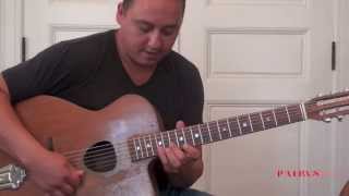 Video thumbnail for Paulus Schafer trying a 1950s Joseph di Mauro / patrus53.com / Django in June 2012 by patrus53