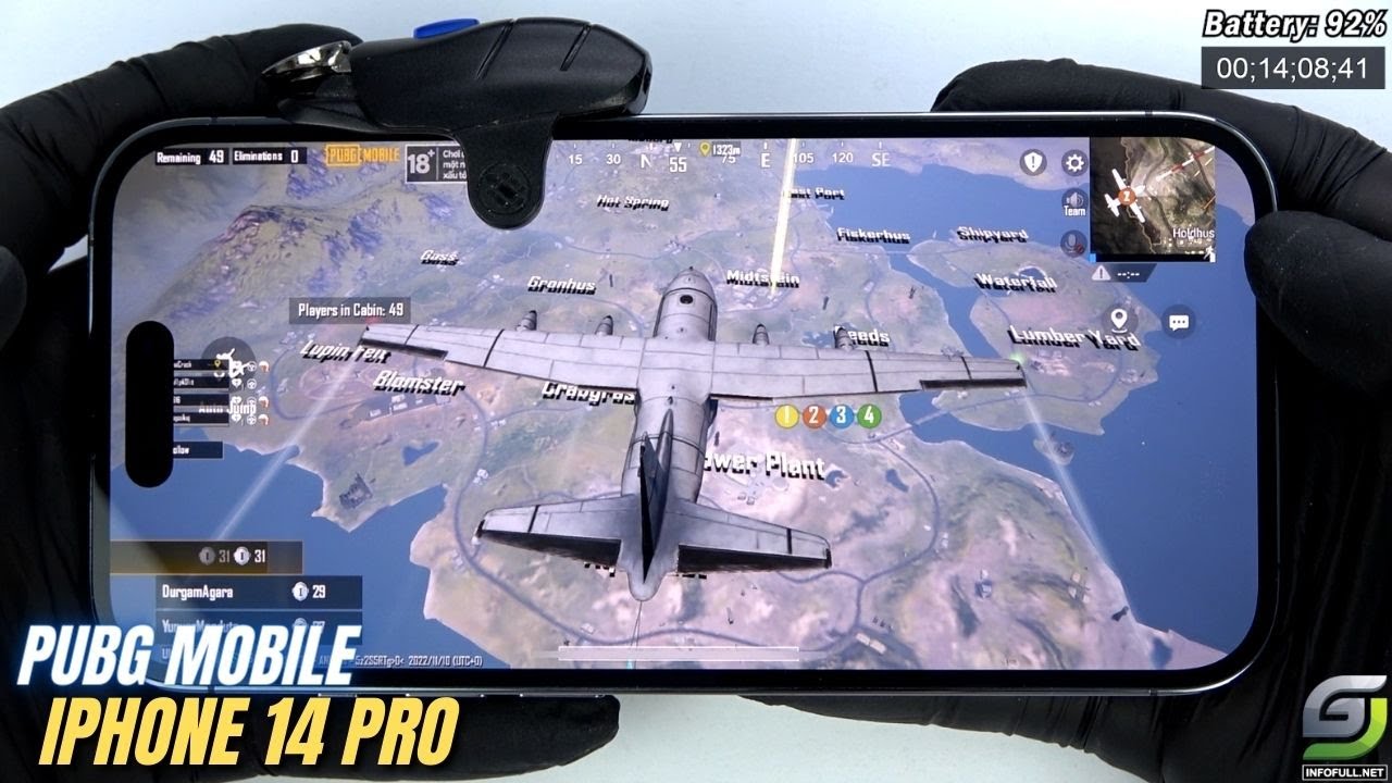 iPhone 14 Pro Test game PUBG Mobile | Apple A16 Bionic