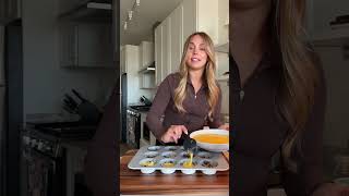 Easy breakfast meal prep 🍳 full recipe is on my substack in bio!! #recipe #mealprep #easyrecipe