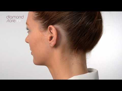 Diamond 0.10ct Stud Earrings In 9K White Gold - B3467