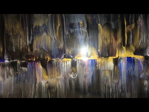 How to acrylic pour step by step tutorial  ghost swipe