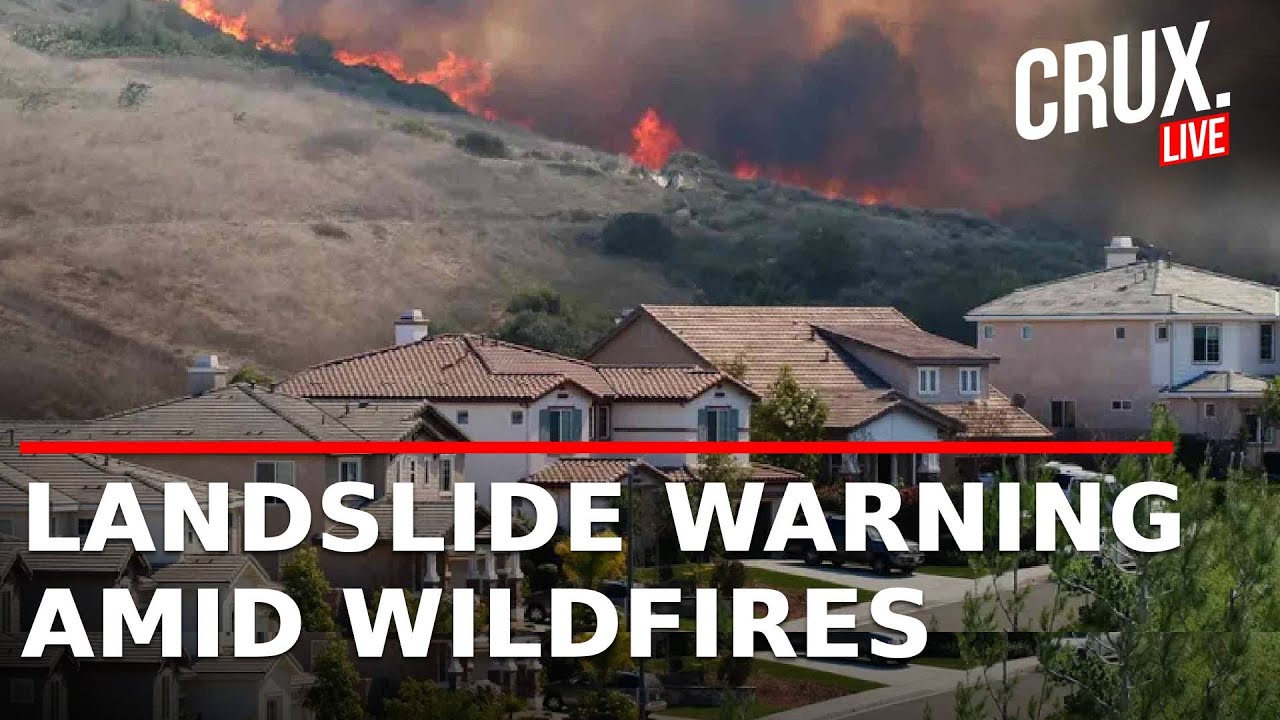 California Wildfire LIVE | Los Angeles Fire | Landslide Dangers Grow In Fire Damaged Areas | US News