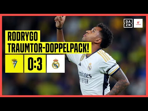 Rodrygo-Doppelpack und wie immer Bellingham: Cadiz - Real Madrid 0:3 | LaLiga | DAZN Highlights