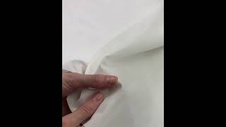 22116 Ткань сорочечная цвет Белый 113 гр/м2, ширина 148 см на YouTube
