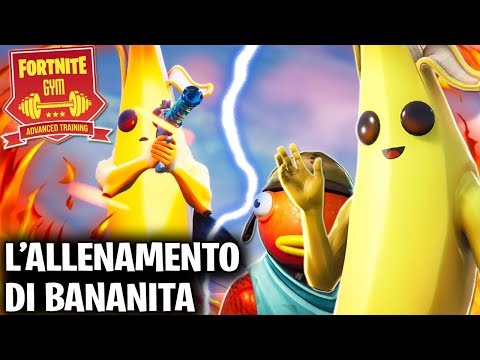 BANANITA SI ALLENA PER LA BATTAGLIA VS PESCESECCO ! - Doppiaggio Fortnite