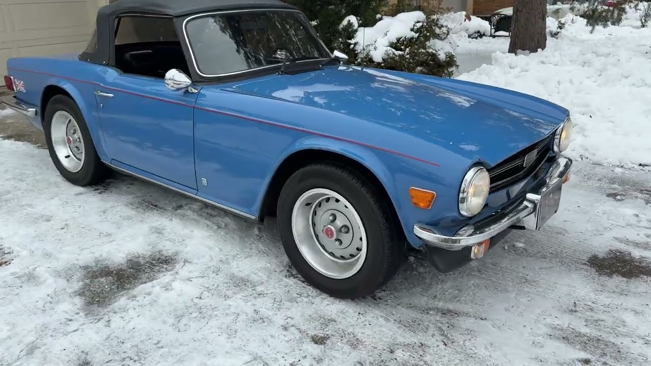 **SOLD on the CCC Buy-It-Now Lot** 1975 Triumph TR6 Roadster 4-Speed Manual with Overdrive, Inspected
